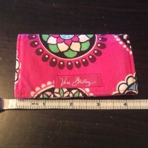 Vera Bradley card holder in  cupcakes pink